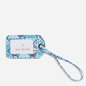 Vera Bradley Go Fish Blue Style Luggage Tag NWT